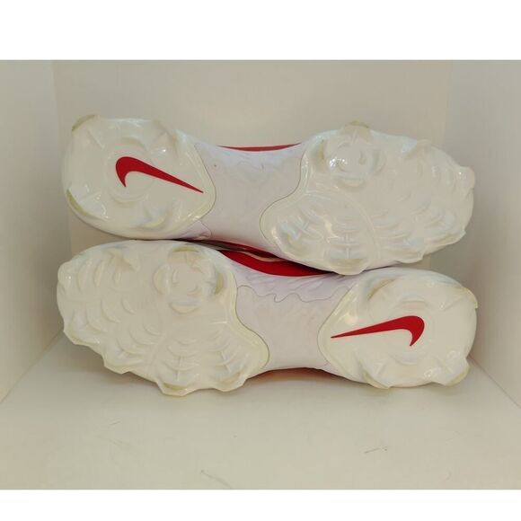 Nike Alpha Huarache Elite Mens NEW w/Tags Red & White Baseball Cleats - sz. 16 - Picture 6 of 7